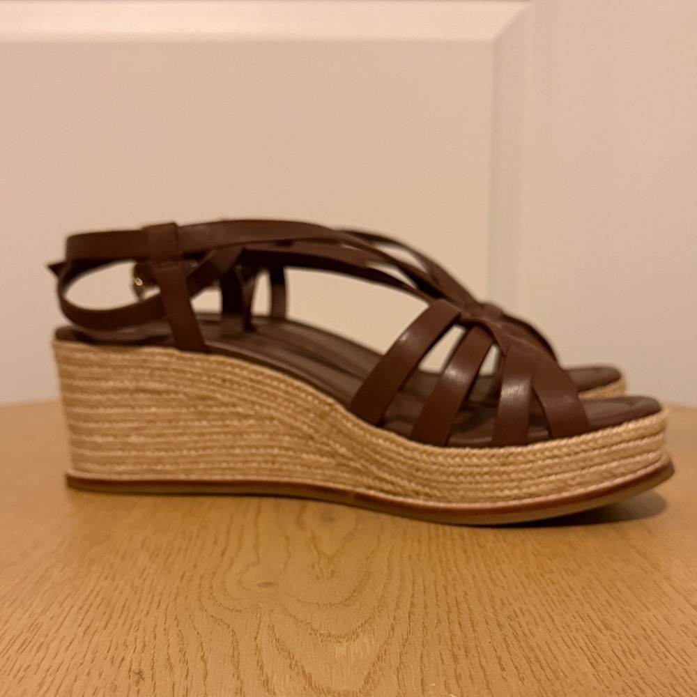 PAIGE Jill Ankle Strap Espadrille Platform Wedge Sandal (Women) - Picture 4 of 9